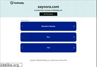 saynora.com