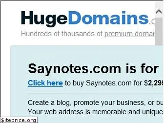 saynotes.com