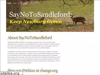 saynotosandleford.org.uk