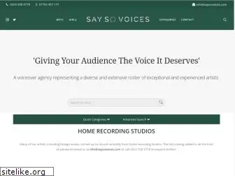 saysovoices.com