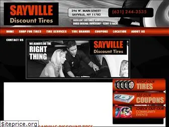 sayvillediscounttires.com