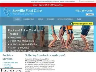sayvillefootcare.com