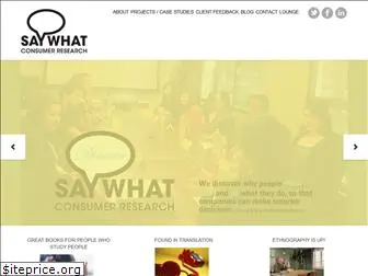 saywhatcr.com