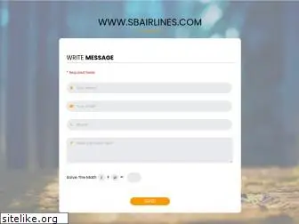 sbairlines.com