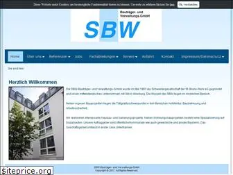 sbw-bau.de