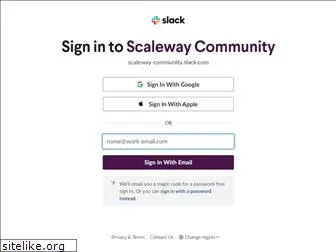 scaleway-community.slack.com