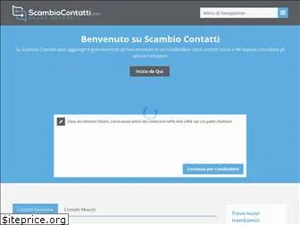 scambiocontatti.com