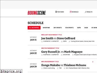 schedule.boxingscene.com