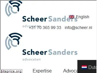 scheersanders.nl