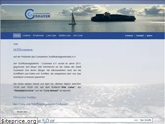 schiffsansagedienst-cuxhaven.de
