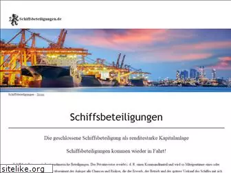 schiffsbeteiligungen.de