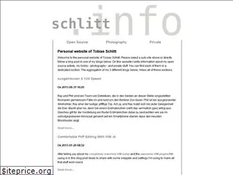 schlitt.info