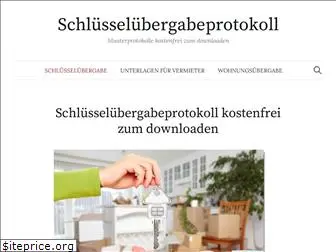 schluesseluebergabeprotokoll.de