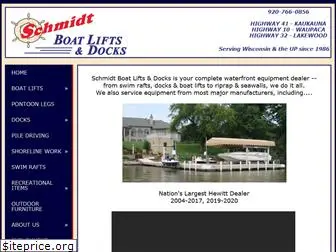 schmidtboatlifts-docks.com