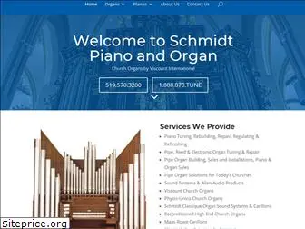 schmidtpianoandorgan.com