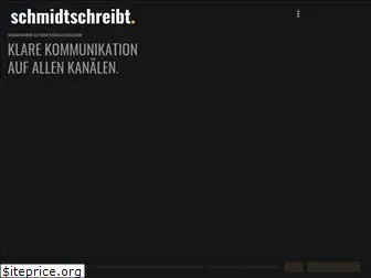 schmidtschreibt.com