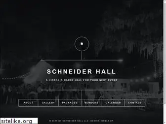 schneiderhall.com