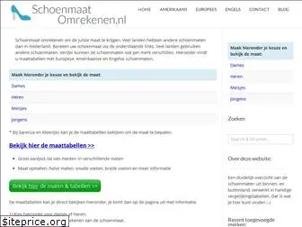 schoenmaat-omrekenen.nl