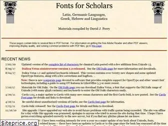 scholarsfonts.net
