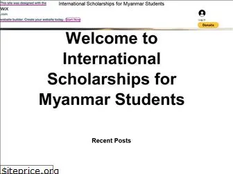 scholarshipformyanmar.com