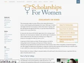 scholarshipsforwomen.net