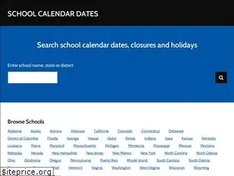 schoolcalendardates.com