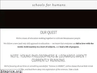 schoolsforhumans.org