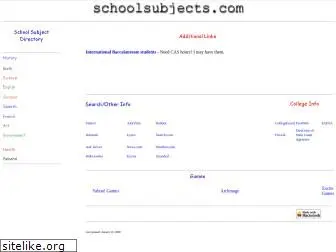 schoolsubjects.com