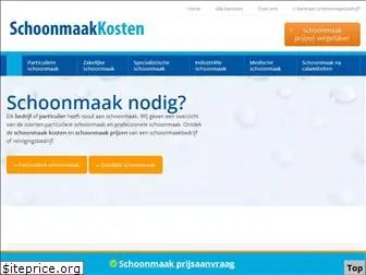 schoonmaakkosten.be