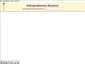 schopenhauers-kosmos.de