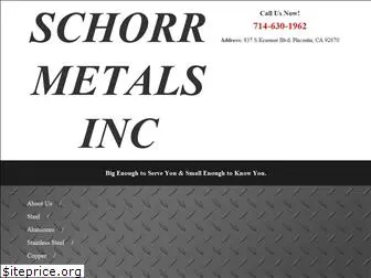 schorrmetals.com