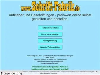 schrift-fabrik.de