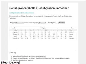 schuhgroessen-tabelle.de