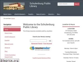 schulenburglibrary.org