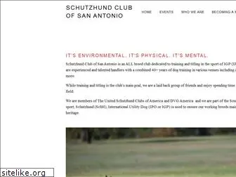 schutzhundclubsanantonio.com