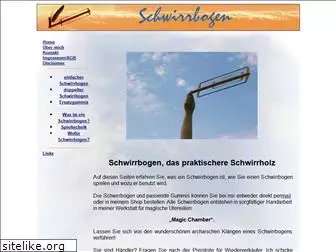 schwirrholz-schwirrbogen.de