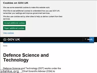 science.mod.uk