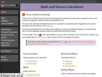 sciencecalculators.org