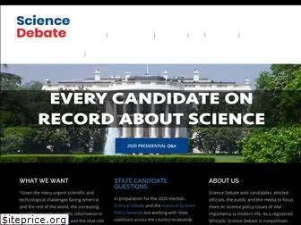 sciencedebate.org