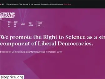 sciencefordemocracy.org