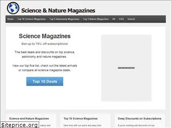 sciencenaturemagazines.com