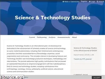 sciencetechnologystudies.journal.fi