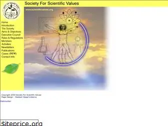 scientificvalues.org