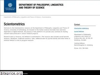 scientometrics.flov.gu.se