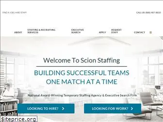 scionstaffing.com