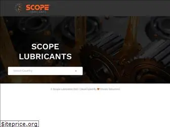 scopelubricant.com