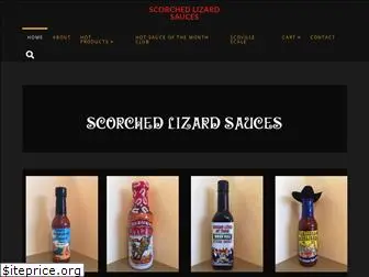 scorchedlizardsauces.com