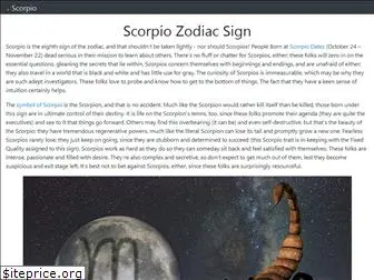 scorpiozodiac.net