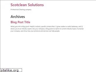 scotcleansolutions.co.uk