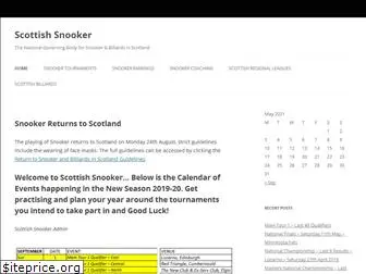 scottishsnooker.org